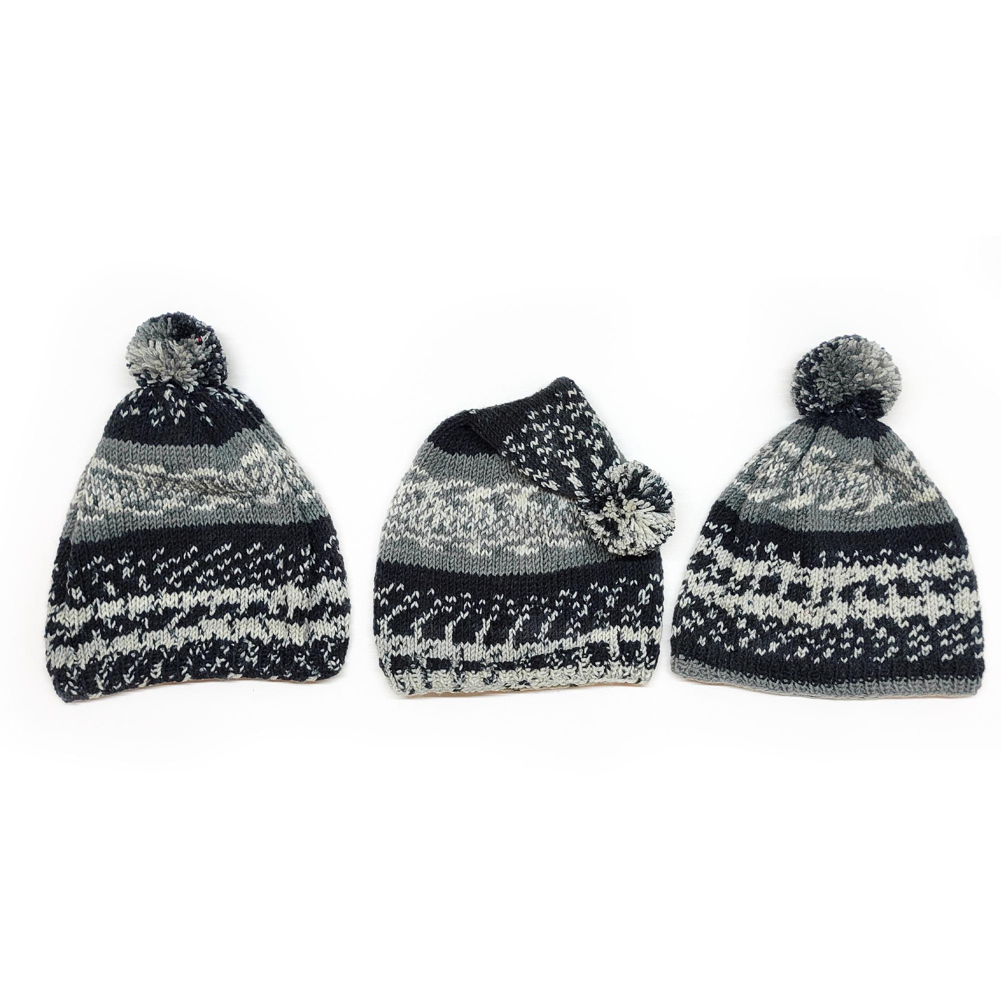 Парні в'язані шапки Family Look (3 шт) для всієї родини: Зворушливий стиль Мама-Тато-Дитина, ручна робота від PRIGRIZ - Зображення 8