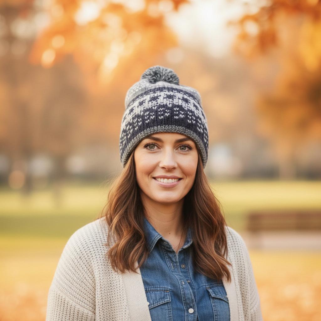 Парні в'язані шапки Family Look (3 шт) для всієї родини: Зворушливий стиль Мама-Тато-Дитина, ручна робота від PRIGRIZ - Зображення 2
