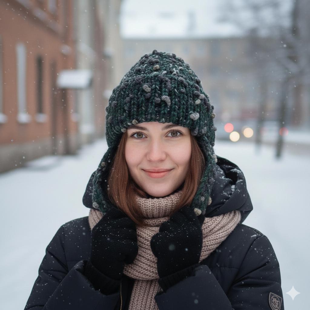 Парні шапки вушанки Family Look для неї та для нього, ручна робота PRIGRIZ — подарунок до дня закоханих - Зображення 5