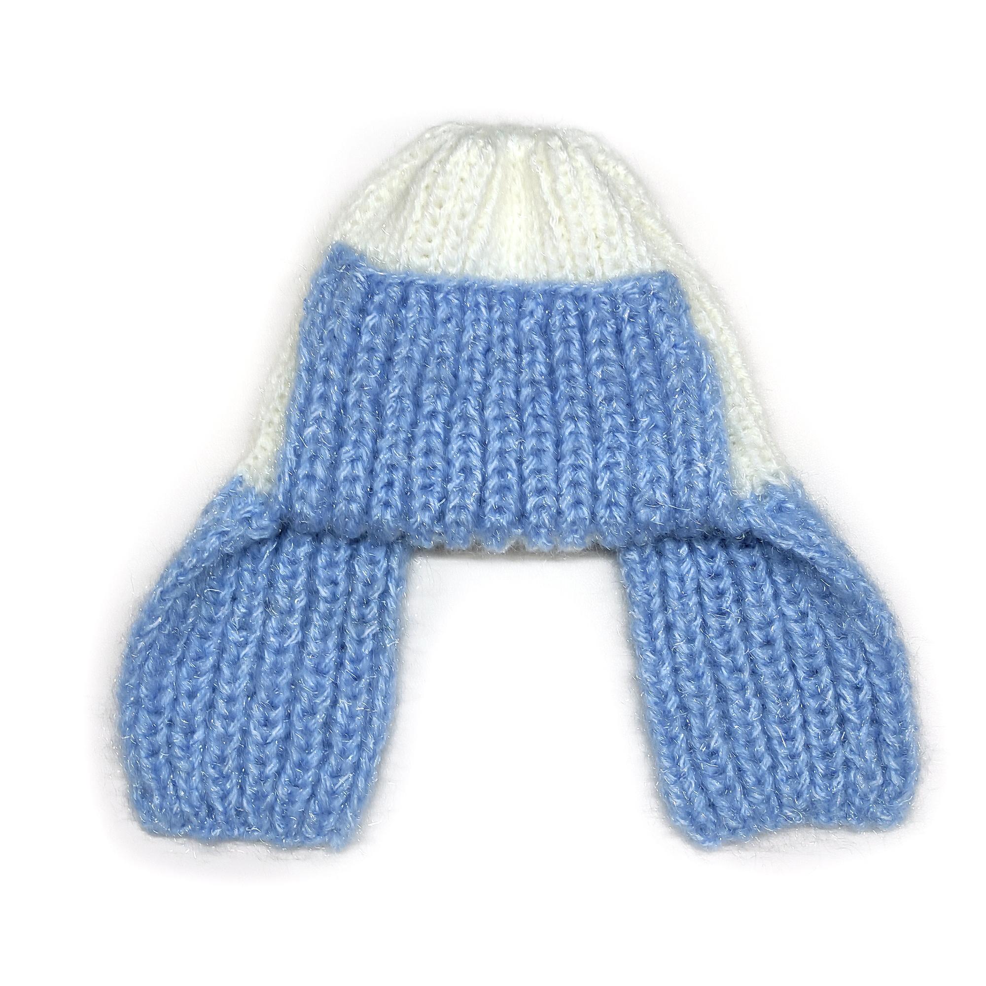 Жіноча в'язана шапка-вушанка "Nordic Style", ручна робота від PRIGRIZ, 50-58 см - Зображення 2